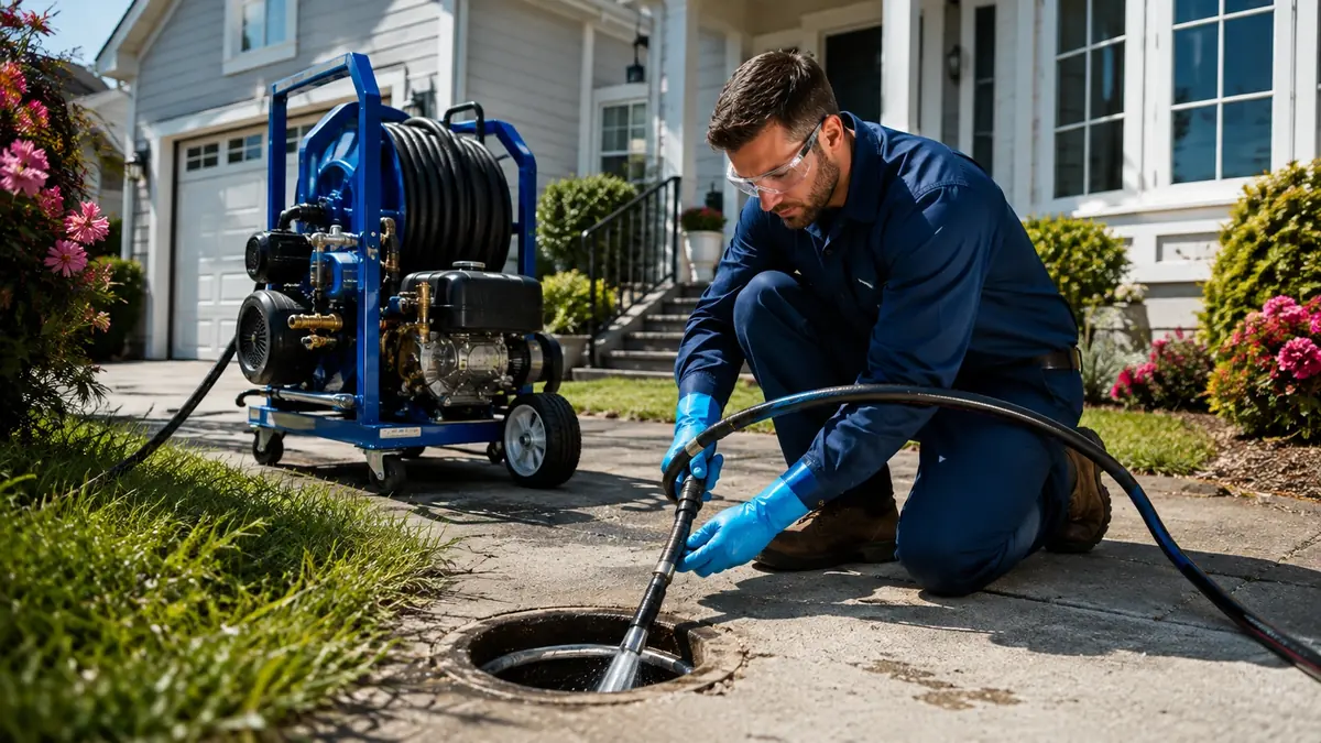 Residential Hydro Jet Drain Cleaning in Hawthorne